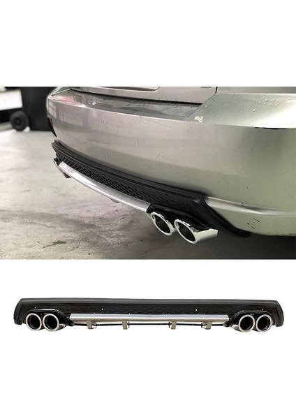 Hyundai Accent Admire Gri Difüzör Çiftli Yuvarlak Egzoz Görünümlü D Tip Difizör 2003 - 2006