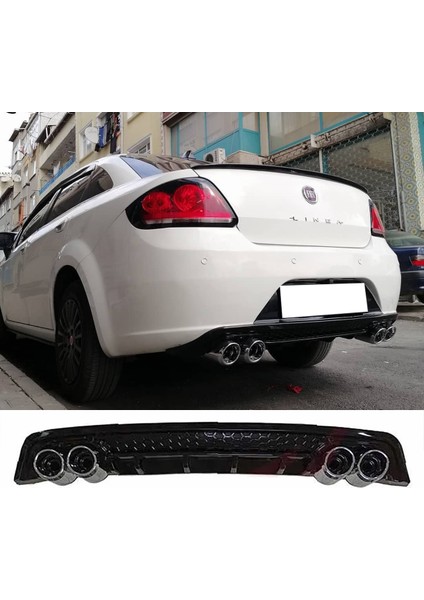 Fiat Linea Difüzör Lüx Tip Ithal Ultra Parlak Siyah Difizör