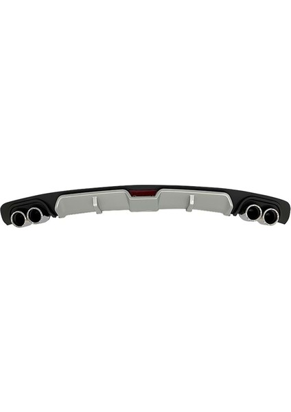 Renault Clio Mk3 Gri Difüzör 4 Krom Egzoz Görünümlü Difizör Arka Ek Body Kit 2006-2012