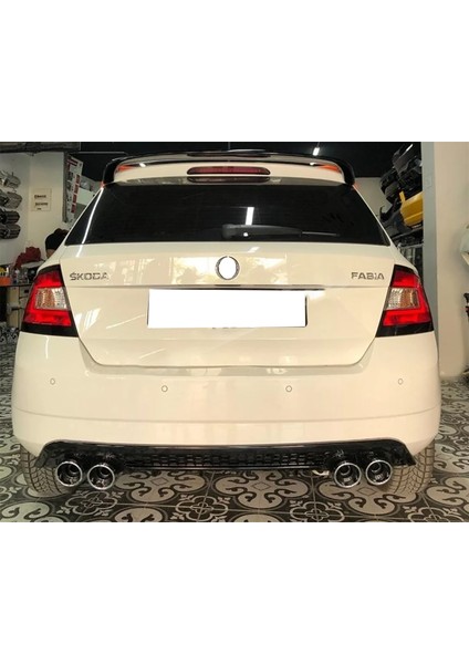 Skoda Fabia Difüzör Lüx Tip Ithal Ultra Parlak Siyah Difizör