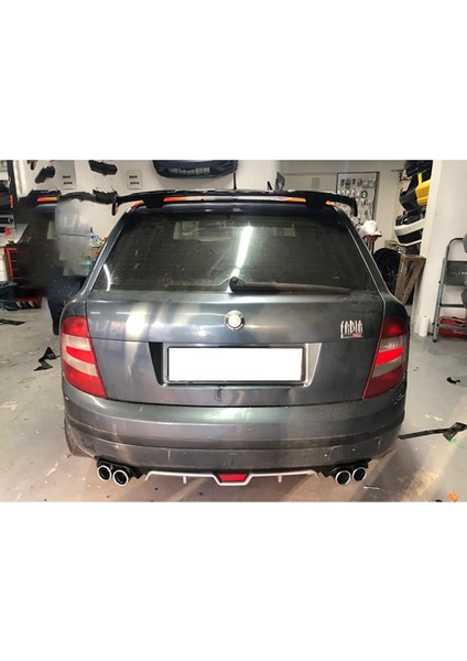 Skoda Fabia Gri Difüzör 4 Krom Egzoz Görünümlü Difizör Arka Ek Body Kit 2003-2009 fiyatları