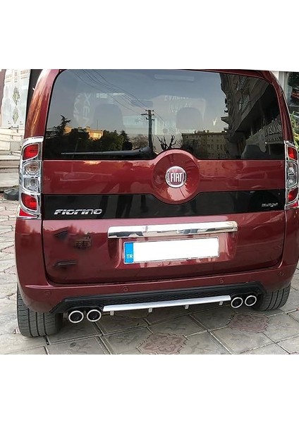 Fiat Fiorino Sarı Difüzör Çiftli Yuvarlak Egzoz Görünümlü D Tip Difizör modelleri
