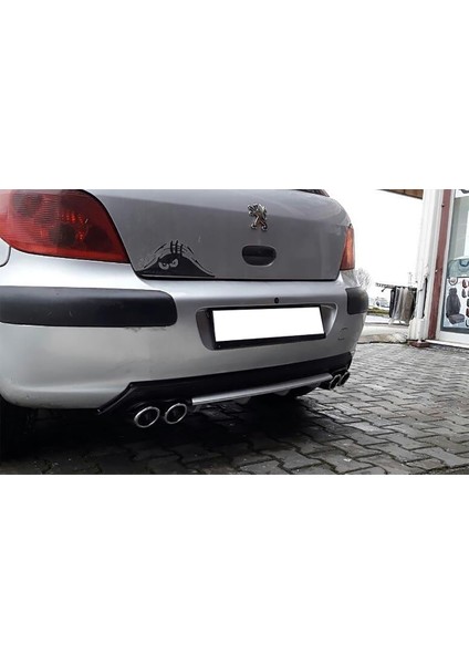 MKG Otomotiv Peugeot 307 Sarı Difüzör Çiftli Yuvarlak Egzoz Görünümlü D Tip Difizör