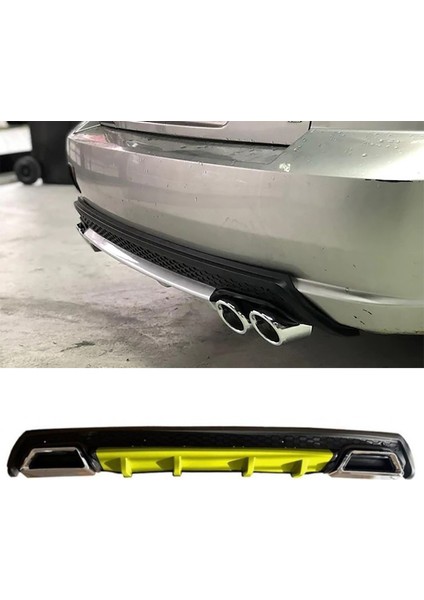 Hyundai Accent Admire Sarı Difüzör Çiftli Kare Egzoz Görünümlü D Tip Difizör 2003 - 2006