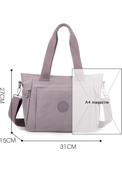 Kadın Omuzdan Askili Çanta Büyük Kapasiteli Naylon Kadın Omuz Rahat Çanta Kadınlar Için Çanta (Yurt Dışından) modelleri