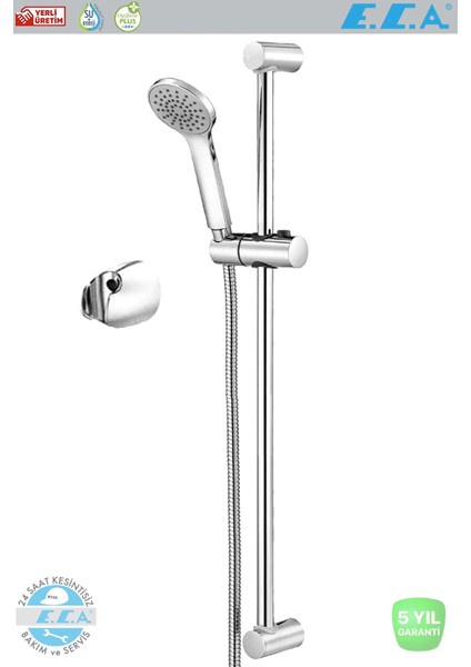 Eca Spylos Banyo Duş Başlık Seti Hareketli Banyo Üst Takım 102146071