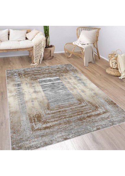 Dijital Baskı Yıkanabilir Kaymaz Taban Salon Halısı RVG1981-SM554