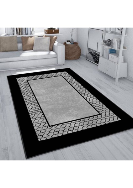 Dijital Baskı Yıkanabilir Kaymaz Taban Salon Halısı RVG1989-SM413