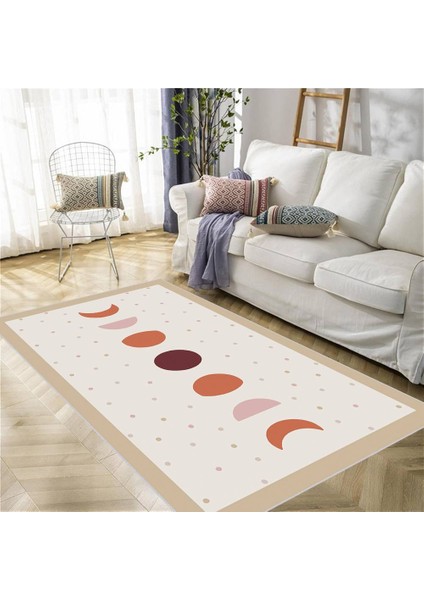 Dijital Baskı Yıkanabilir Kaymaz Taban Salon Halısı RVG1967-SM551