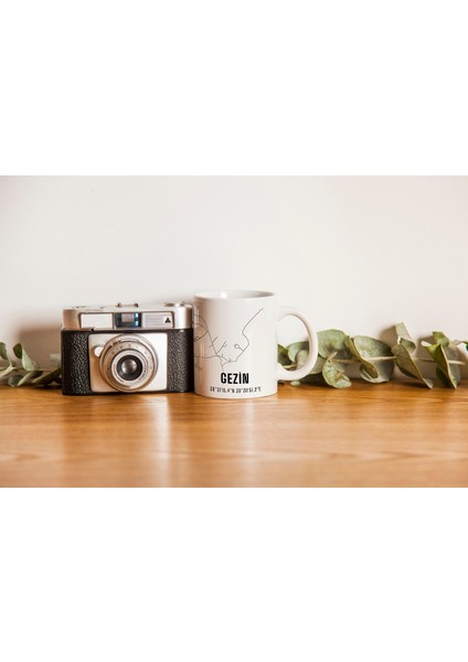 Gezin Şehir Haritası Baskılı Porselen Kupa Bardak 300 ml modelleri