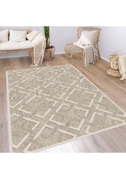 Dijital Baskı Yıkanabilir Kaymaz Taban Salon Halısı RVG1960-SD1000