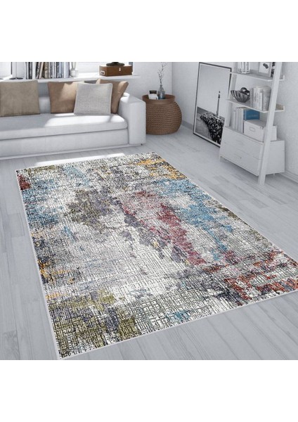 Dijital Baskı Yıkanabilir Kaymaz Taban Salon Halısı RVG1982-SD382