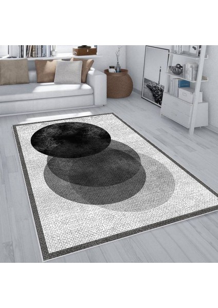 Dijital Baskı Yıkanabilir Kaymaz Taban Salon Halısı RVG1938-SM355