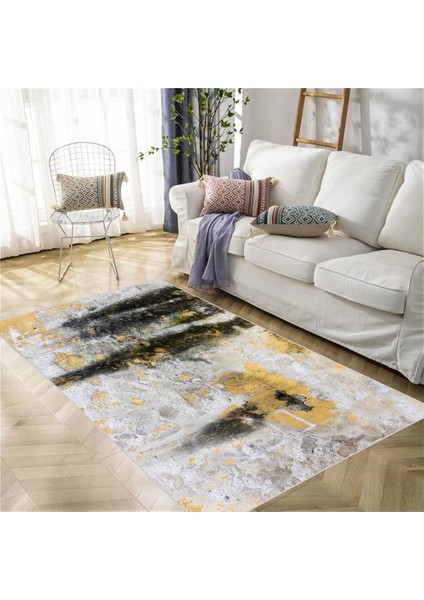 Dijital Baskı Yıkanabilir Kaymaz Taban Salon Halısı RVG1931-SD172