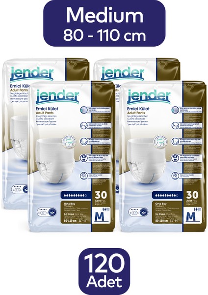 Külotlu Bez 4 x 30 Adet M