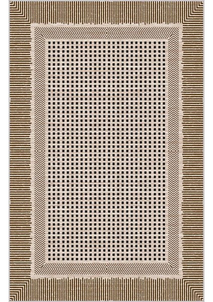 Dijital Baskı Yıkanabilir Kaymaz Taban Salon Halısı RVG1973-SD1158