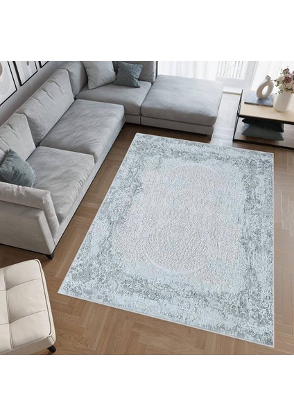 Dijital Baskı Yıkanabilir Kaymaz Taban Salon Halısı RVG1984-SM495