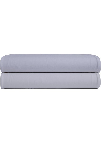 Uykucu Elastan Lastikli Çarşaf Seti Açık Gri