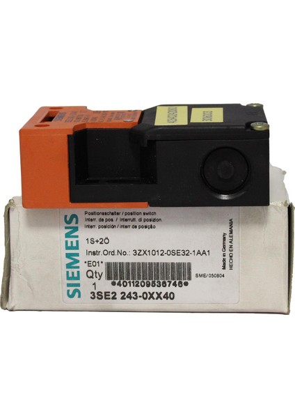 Safety Interlock Sw, Spst/dpst, 4A, 230V Rohs Comp