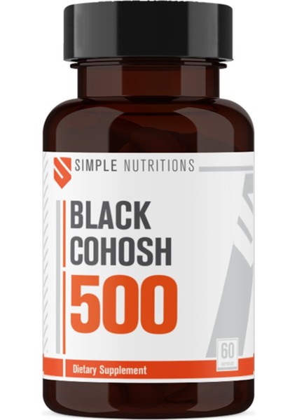 Black Cohosh 500 mg 60 Kapsül