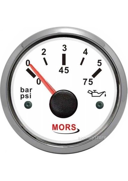 Mors Yağ Göstergesi 5 Bar 12-24 V Ø:55 mm
