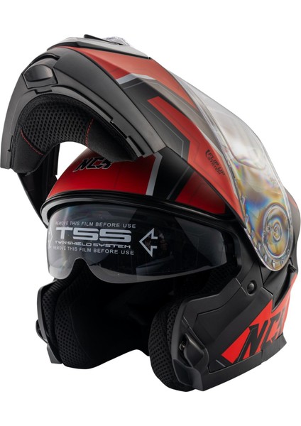 Stars Çene Açılır Kırmızı Kask (Ece Belgeli) fiyatları