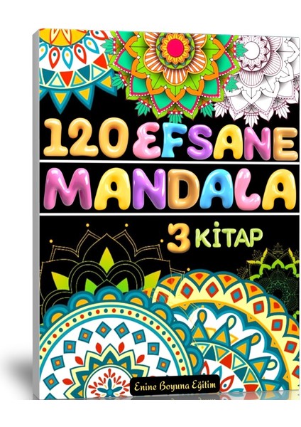 Efsane Mandala Boyama Kitap Seti 3 Kitap