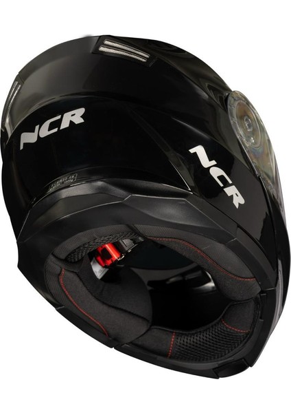 Stars Çene Açılır Parlak Siyah Kask (Ece Belgeli) fırsatları