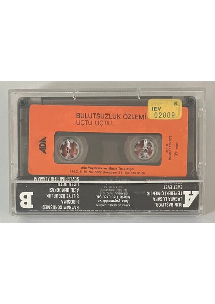 Bulutsuzluk Özlemi Uçtu Uçtu Kaset (Orjinal Kağıt Baskı Dönem Baskı)