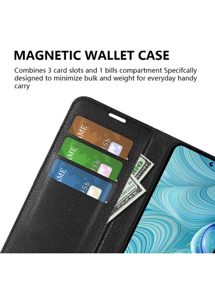 Infinix Hot 11S Nfc 4g Pu Deri Cüzdan Telefon Kılıfı (Yurt Dışından)
