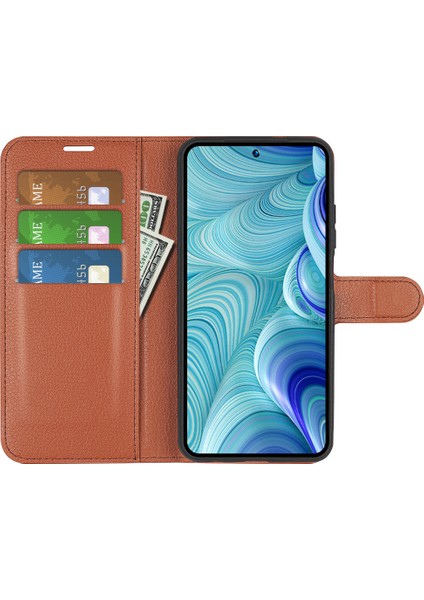 Infinix Hot 11S Nfc 4g Pu Deri Cüzdan Telefon Kılıfı (Yurt Dışından)