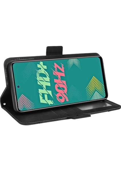 Infinix Hot 11S / Hot 11S Nfc 4g Pu Deri Kılıf Çift Manyetik Toka Telefon Kapağı Stand Cüzdanı (Yurt Dışından)