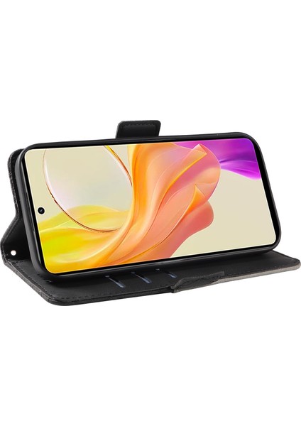 Vivo Y36 5g / Y78 5g Deri Flip Kapak, Ekleme Cüzdan Stand Telefon Kılıfı (Yurt Dışından)