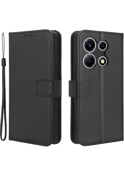 Infinix Note 30 Vıp 5g X6710 Pu Deri Cep Telefon Kılıfı Doku Cüzdan Stand Kapağı (Yurt Dışından)