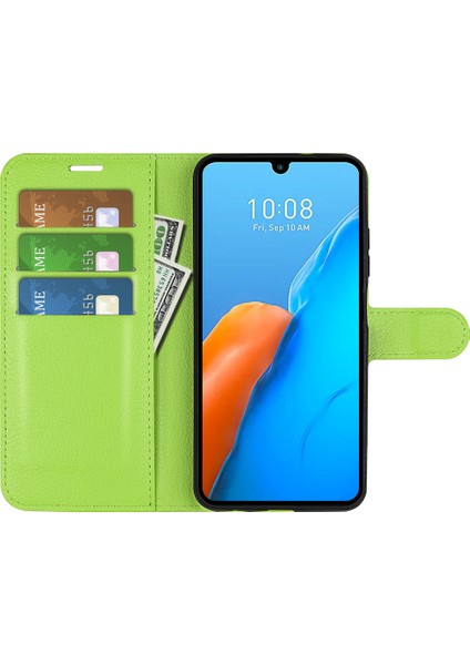 Infinix Note 12 Pro 4g Önleme Önleme Pu Deri Deri Cüzdan Kabuk Flip Stand Litchi Doku Telefon Kılıfı Kapak (Yurt Dışından)
