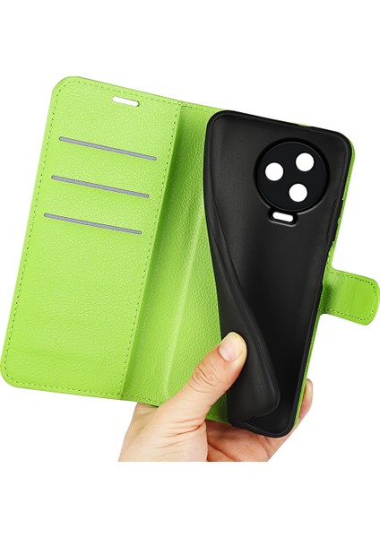 Infinix Note 12 Pro 4g Önleme Önleme Pu Deri Deri Cüzdan Kabuk Flip Stand Litchi Doku Telefon Kılıfı Kapak (Yurt Dışından)