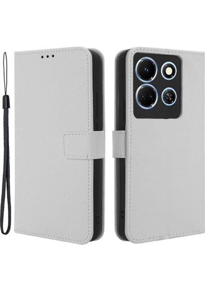Infinix Note 30 4g / X6833B / X6716B Cüzdan Şok Geçirmez Telefon Kılıfı Pu Deri Stand Kapağı (Yurt Dışından)