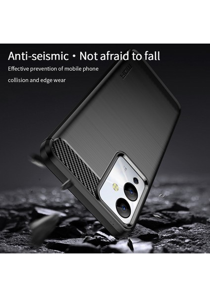 Infinix Note 12I Telefon Kılıfı Damla Koruması Tpu Karbon Fiber Fırçalanmış Telefon Kapağı (Yurt Dışından) modelleri