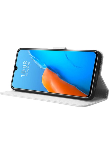 Infinix Note 12 Pro 4g X676B Tamamen Sarılmış Doku Pu Deri Deri Stand Manyetik Toka Kılıf Cüzdan Telefon Kapağı (Yurt Dışından)