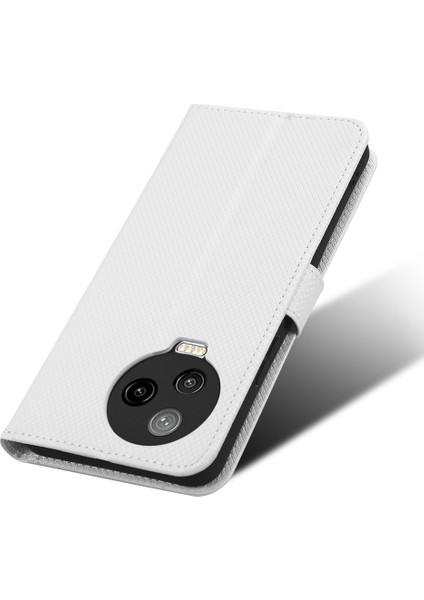 Infinix Note 12 Pro 4g X676B Tamamen Sarılmış Doku Pu Deri Deri Stand Manyetik Toka Kılıf Cüzdan Telefon Kapağı (Yurt Dışından)