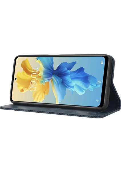 Infinix Hot 11 4g 2022 X675 Retro Doku Pu Deri Deri Flip Cüzdan Kılıfı (Yurt Dışından)
