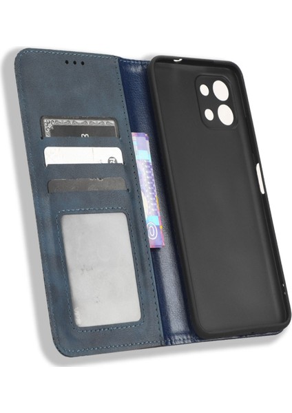 Infinix Hot 11 4g 2022 X675 Retro Doku Pu Deri Deri Flip Cüzdan Kılıfı (Yurt Dışından)