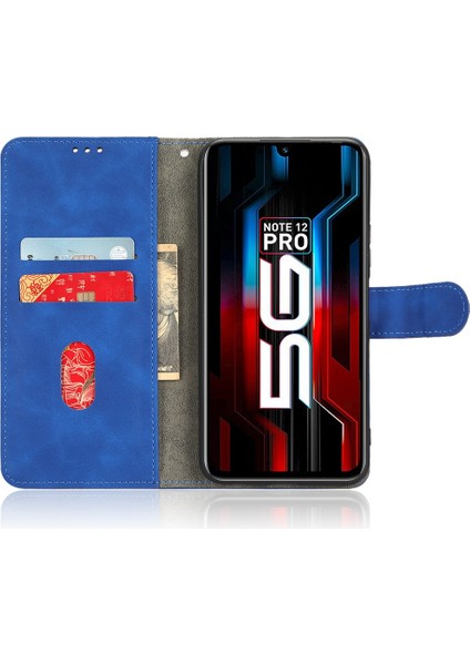 Infinix Note 12 5g Cilt Touch Duygu Cüzdan Stand Telefon Kılıfı Pu Tam Koruma Manyetik Toka Kapak (Yurt Dışından)