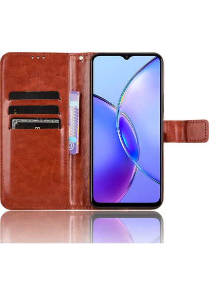 Vivo Y17S 4g Kasa Cüzdan Standı Telefon Deri Kapağı (Yurt Dışından)