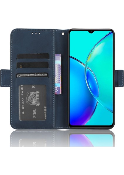 Vivo Y35+ 5g / Y35M+ 5g / Y27 4g Çoklu Kart Yuvası Stand Telefon Kılıfı Pu Deri Cüzdan Kapağı (Yurt Dışından) fiyatları