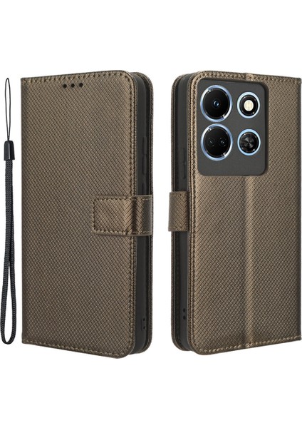 Infinix Note 30 4g / X6833B / X6716B Cüzdan Şok Geçirmez Telefon Kılıfı Pu Deri Stand Kapağı (Yurt Dışından)