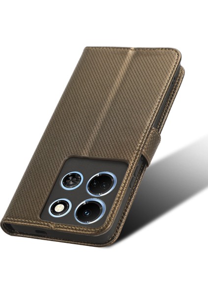 Infinix Note 30 4g / X6833B / X6716B Cüzdan Şok Geçirmez Telefon Kılıfı Pu Deri Stand Kapağı (Yurt Dışından)