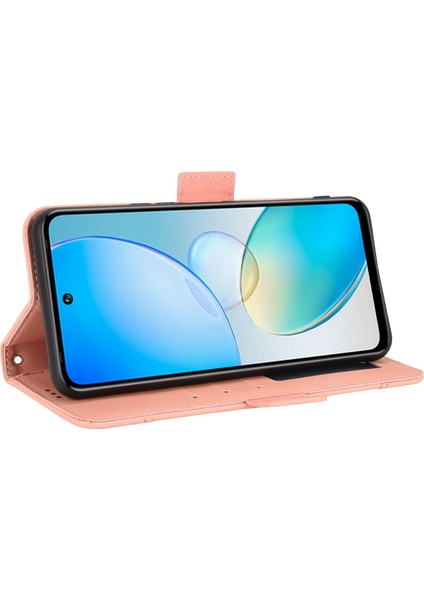 Infinix Hot 12 4g Pu Deri Stand Cüzdan Kılıfı (Yurt Dışından)