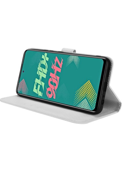 Infinix Hot 11S / Hot 11S Nfc 4g Cüzdan Telefon Kılıfı Doku Doku Kıç Anti-Cratch Pu Deri Cep Telefonu Kapağı Stand (Yurt Dışından)