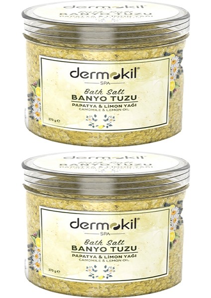Papatya & Limon Yağı Banyo Tuz 370gr X 2 Adet